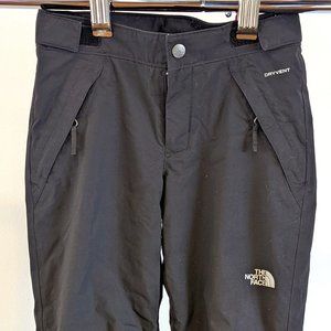 Girls North Face EZ Grow Black Ski Pants - Girls Size 10/12 Medium